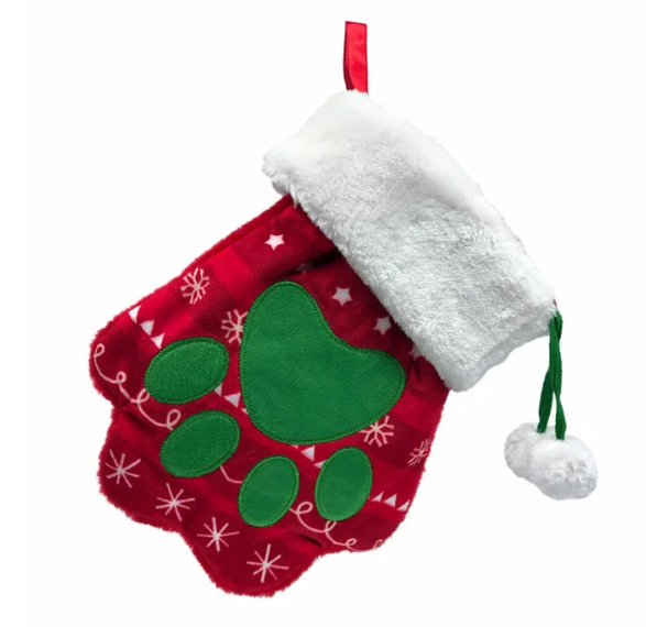 KONG - Holiday Pawprint Stocking